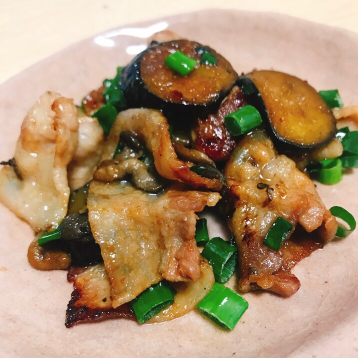 なすと豚肉の甘辛炒め レシピ 作り方 By Yoshimin Cooking 管理栄養士 楽天レシピ